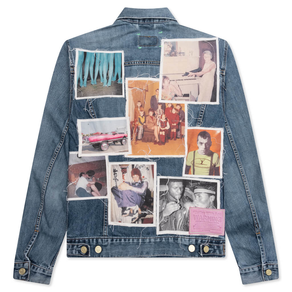 Portrait Denim Jacket - Multi - Image 2