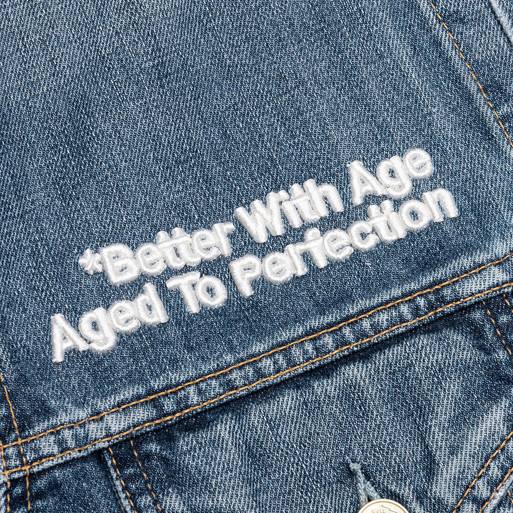 Portrait Denim Jacket - Multi - Image 4