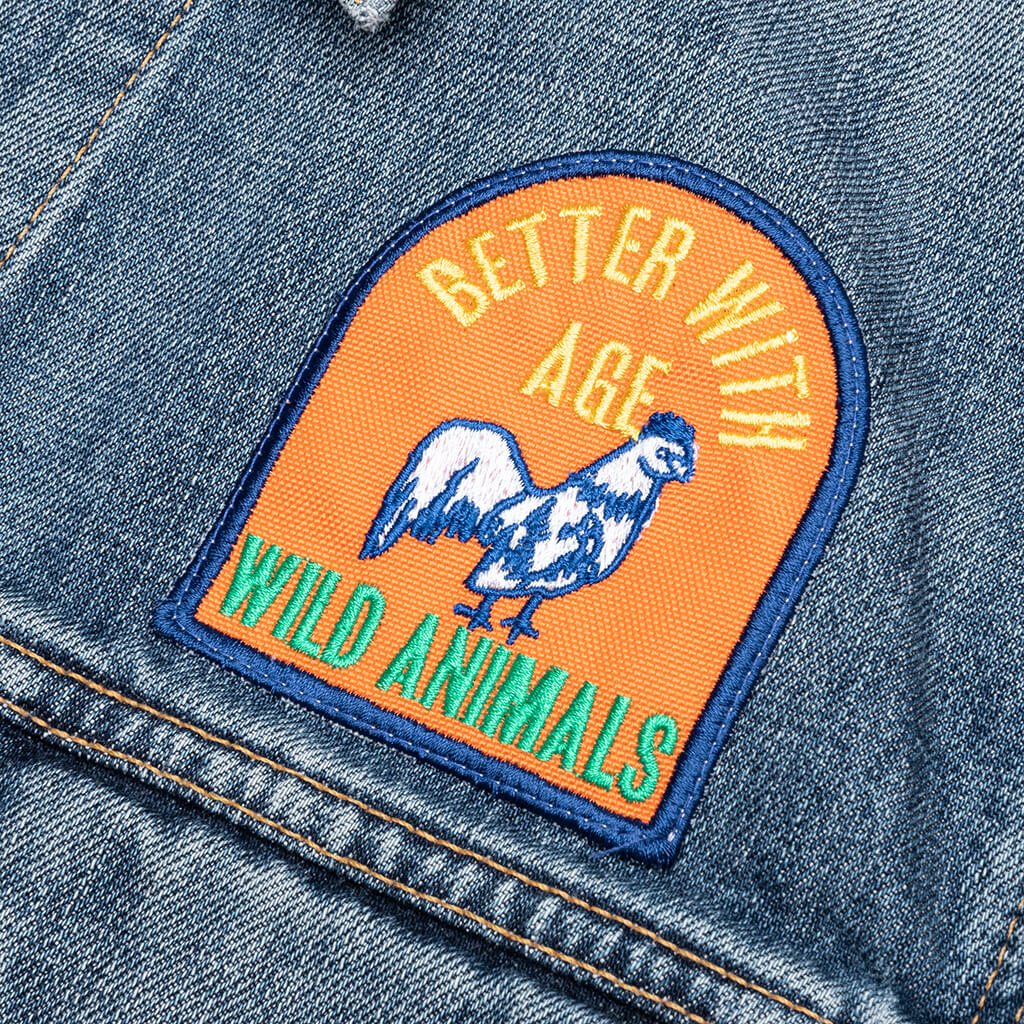 Portrait Denim Jacket - Multi - Image 5