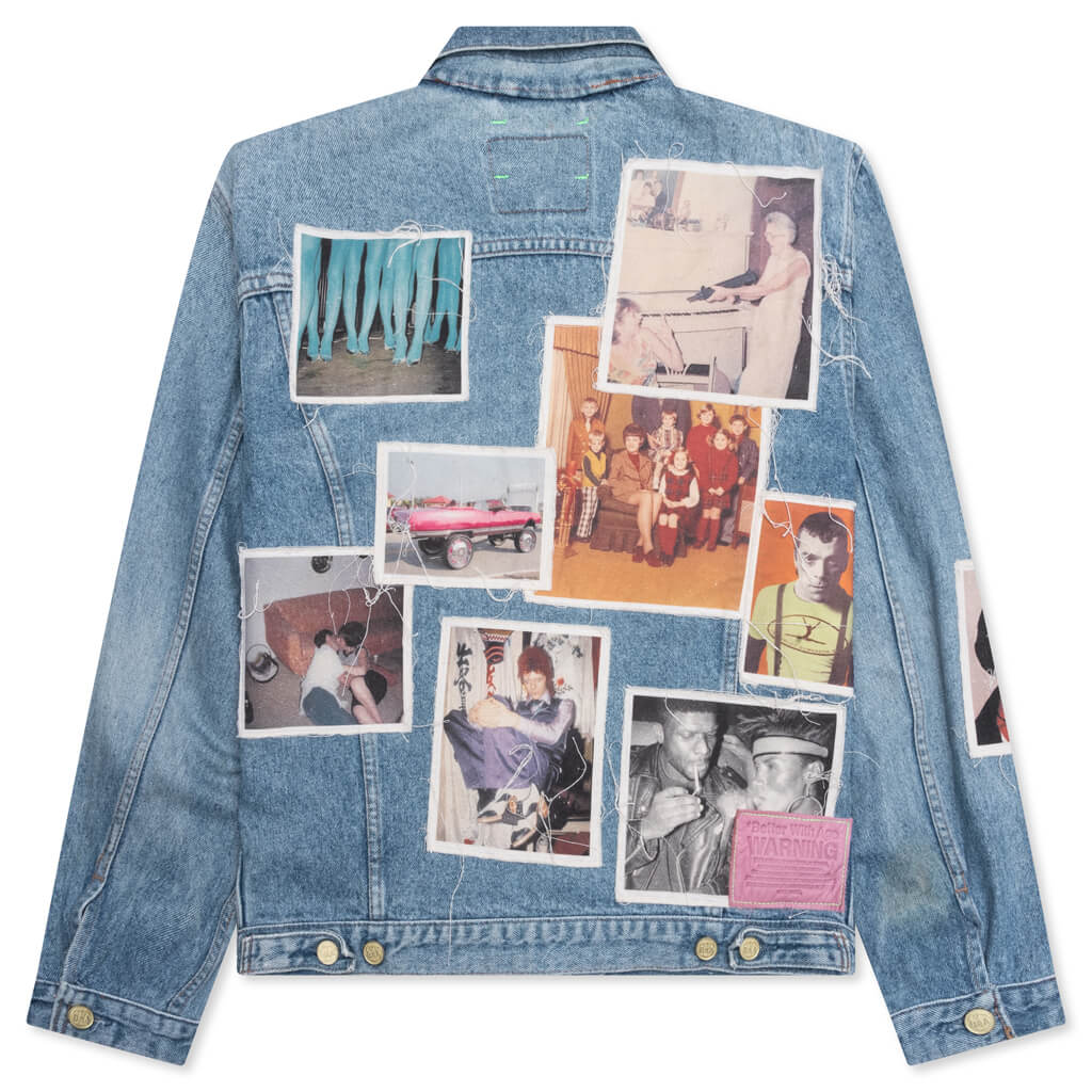 Portrait Denim Jacket - Multi - Image 2