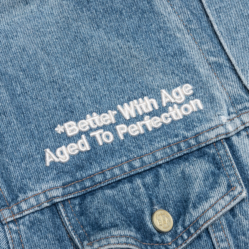 Portrait Denim Jacket - Multi - Image 4