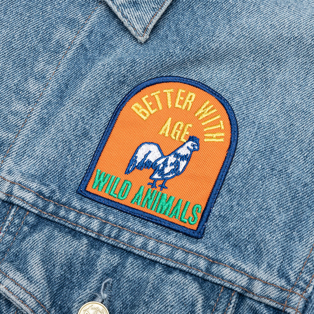 Portrait Denim Jacket - Multi - Image 5