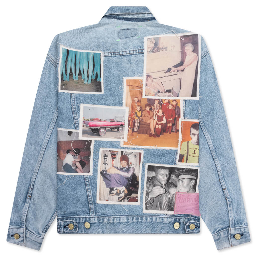 Portrait Denim Jacket - Multi - Image 2