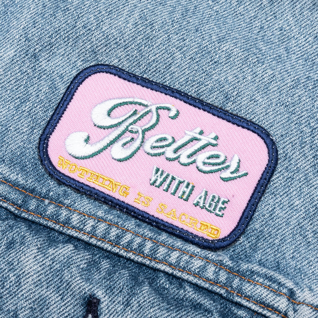 Portrait Denim Jacket - Multi - Image 5