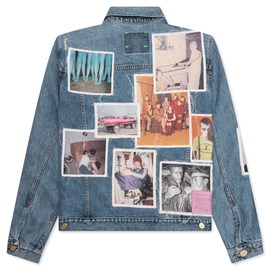 Portrait Denim Jacket - Multi - Image 2