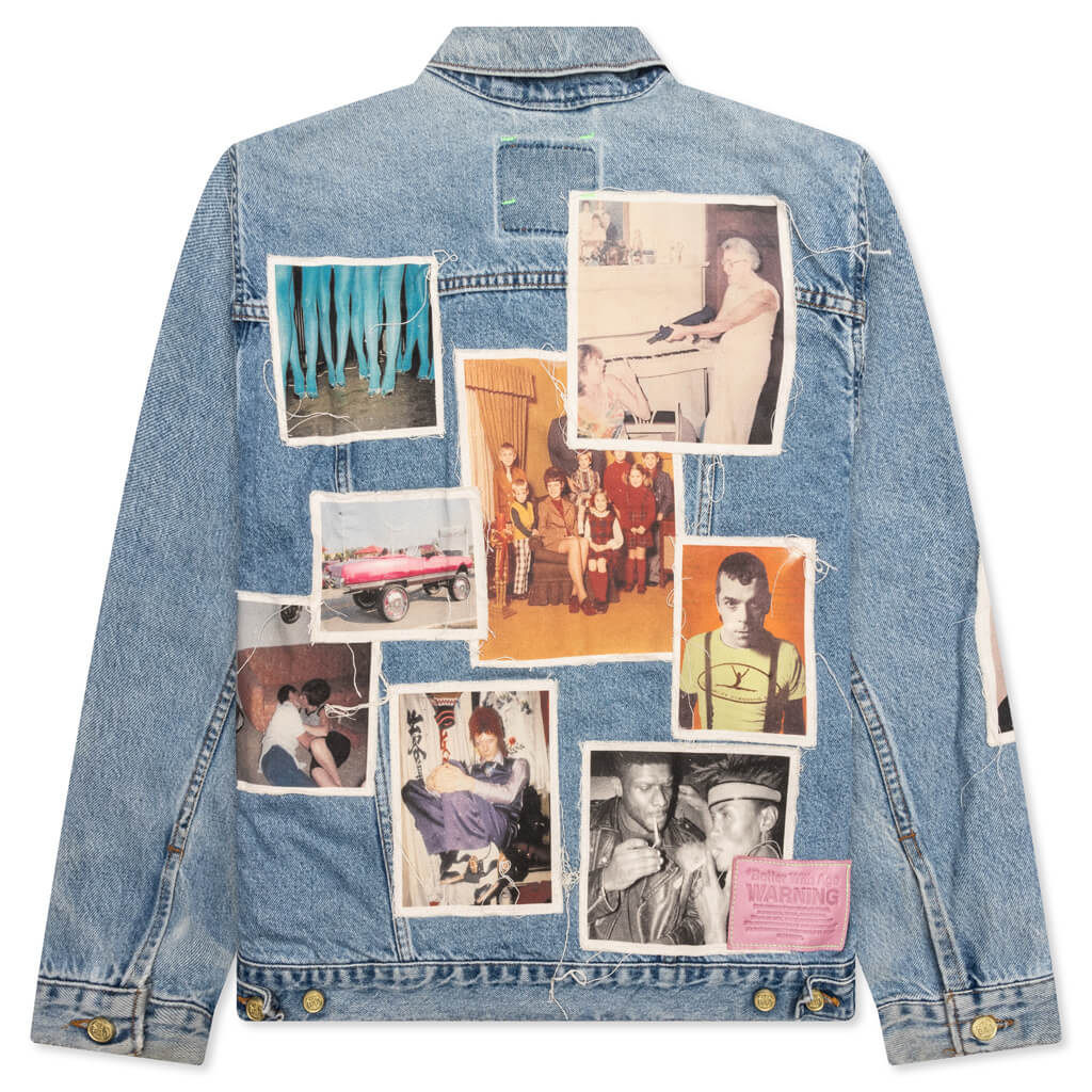 Portrait Denim Jacket - Multi - Image 2