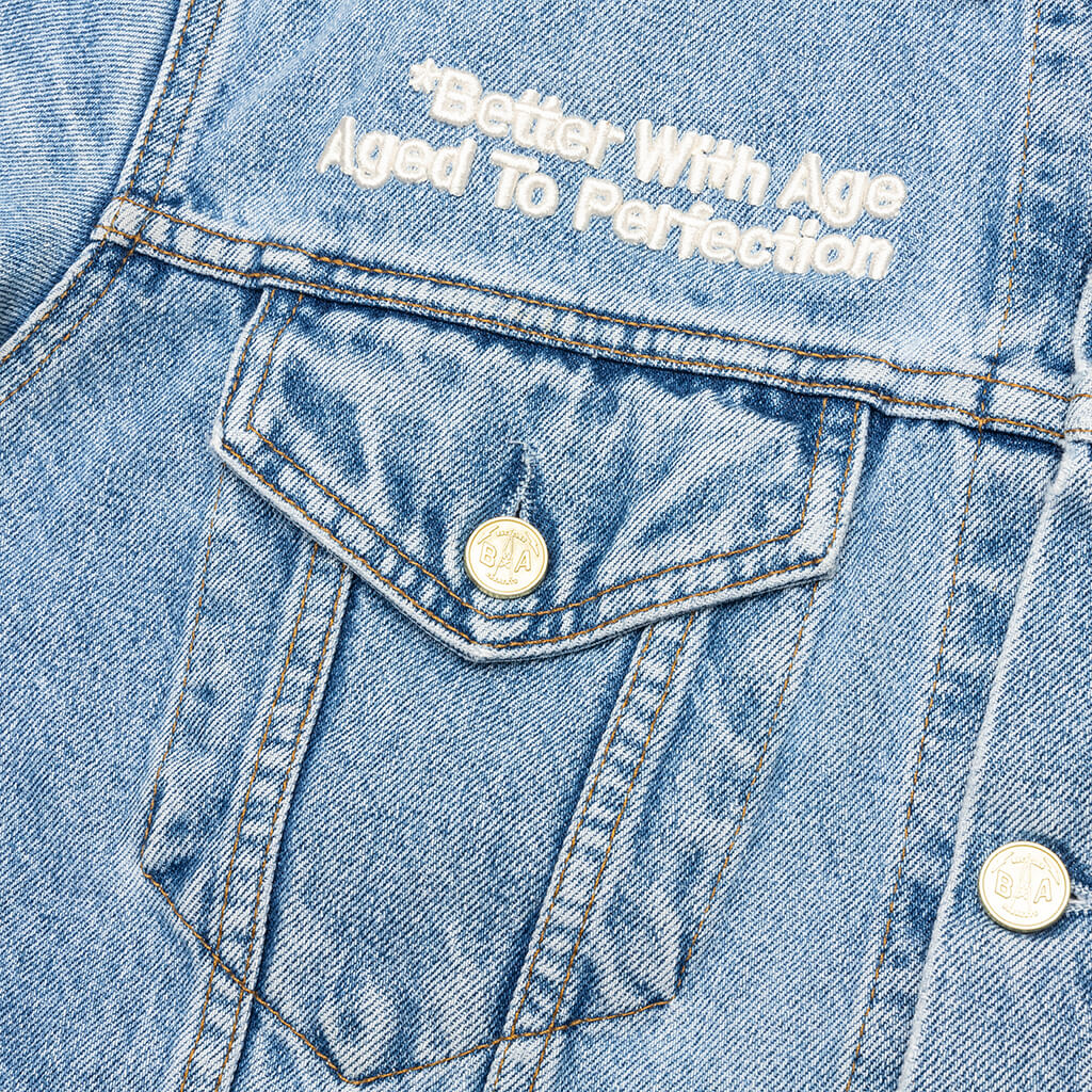 Portrait Denim Jacket - Multi - Image 3
