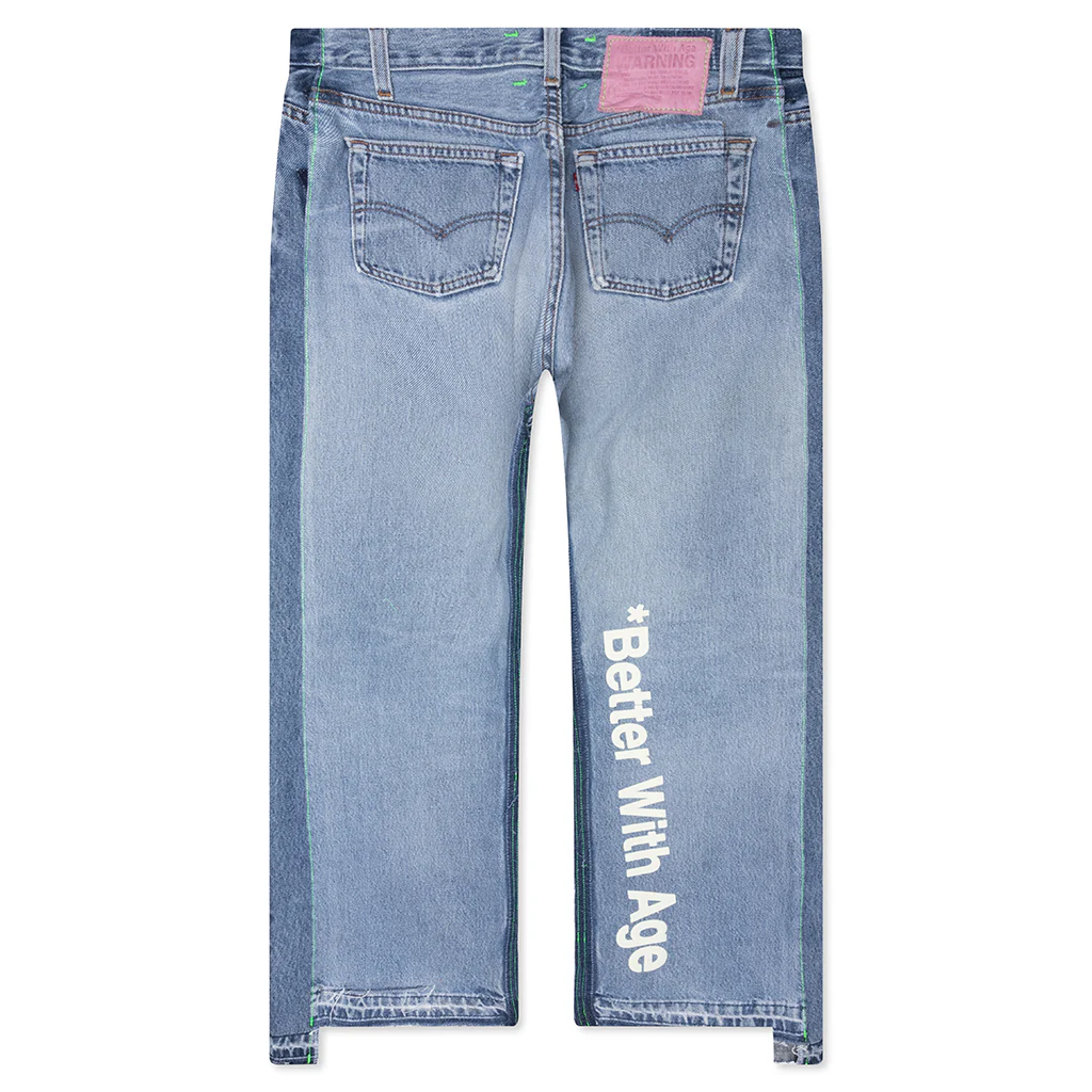 Baggy Jawn Denim Pants - Indigo - Image 2