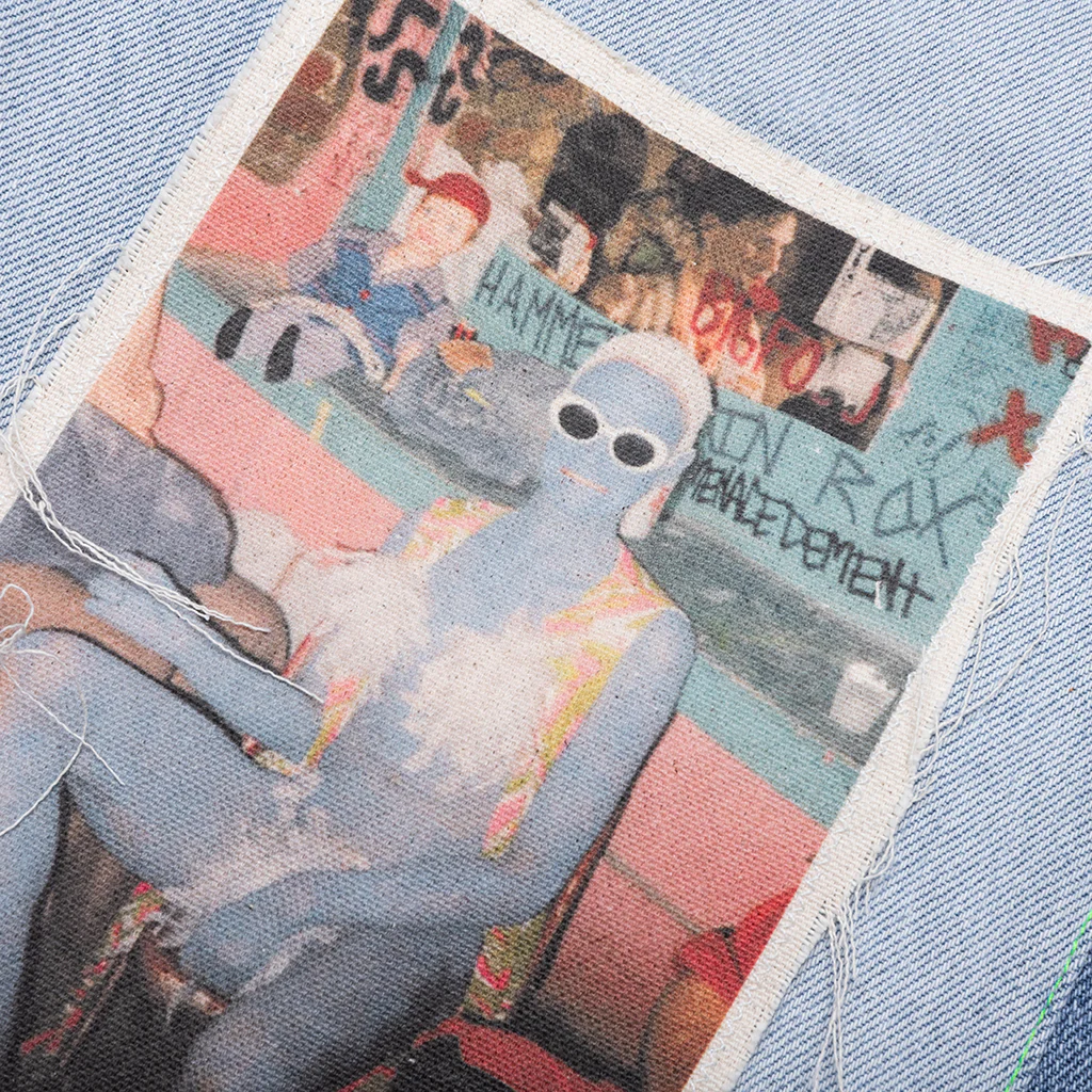 Baggy Jawn Denim Pants - Indigo - Image 5