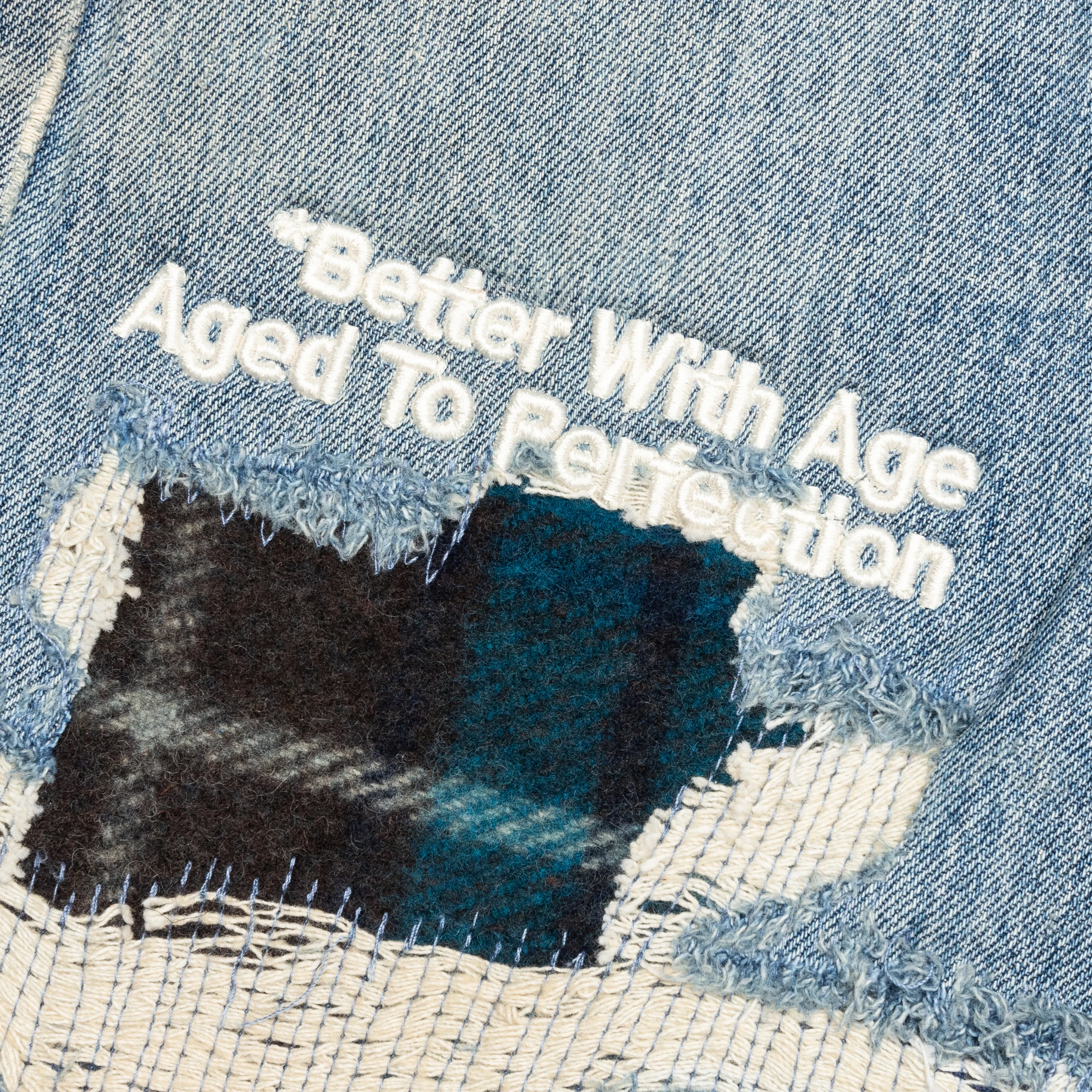 Denim Repair Pants - Indigo - Image 4