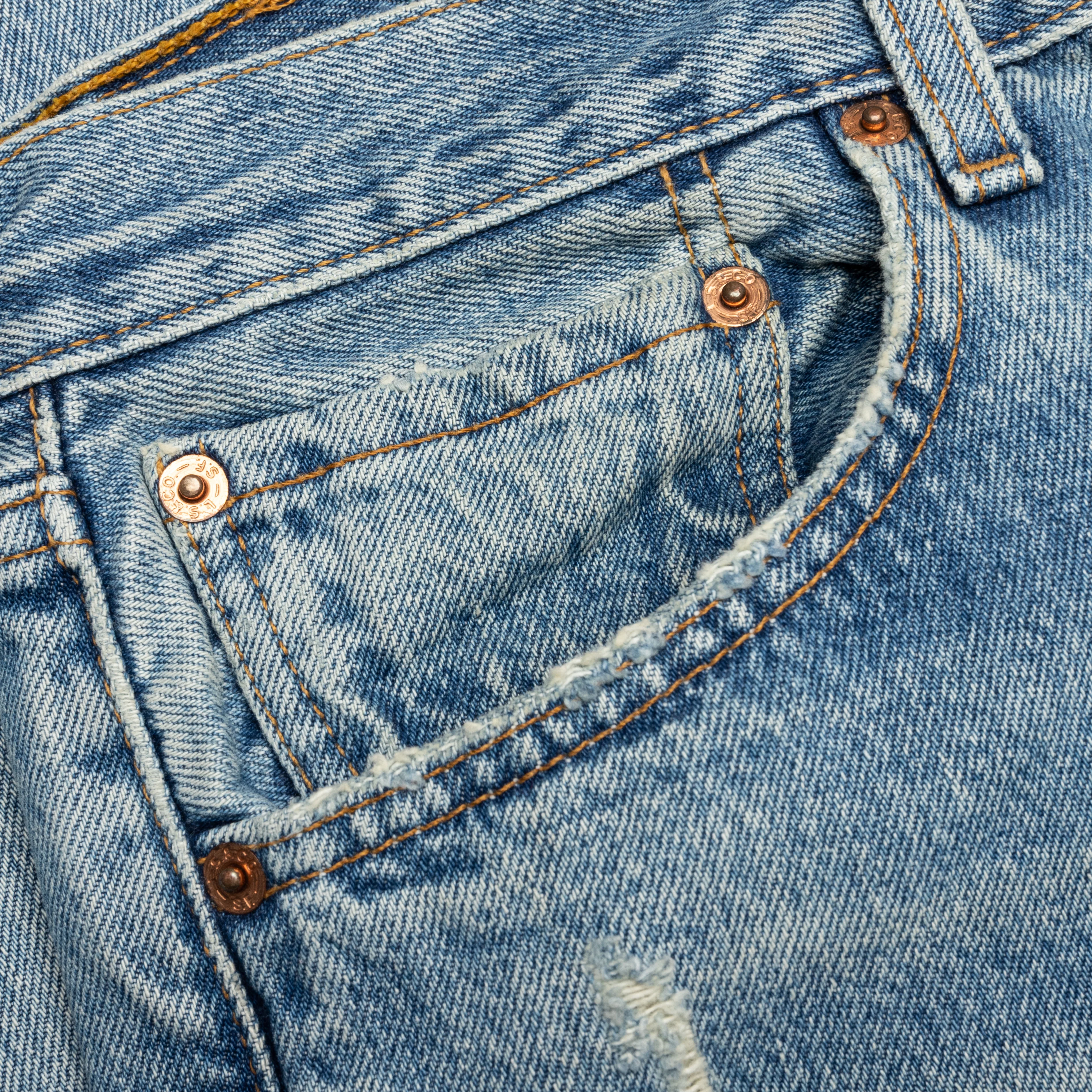Denim Repair Pants - Indigo - Image 3