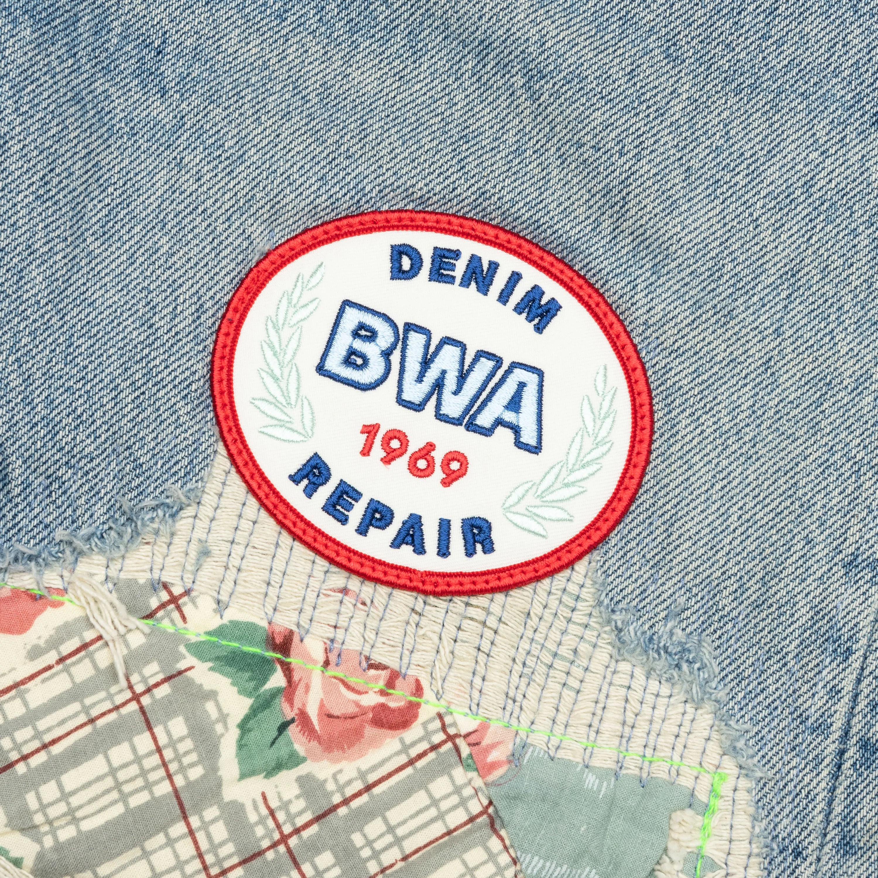 Denim Repair Pants - Indigo - Image 4