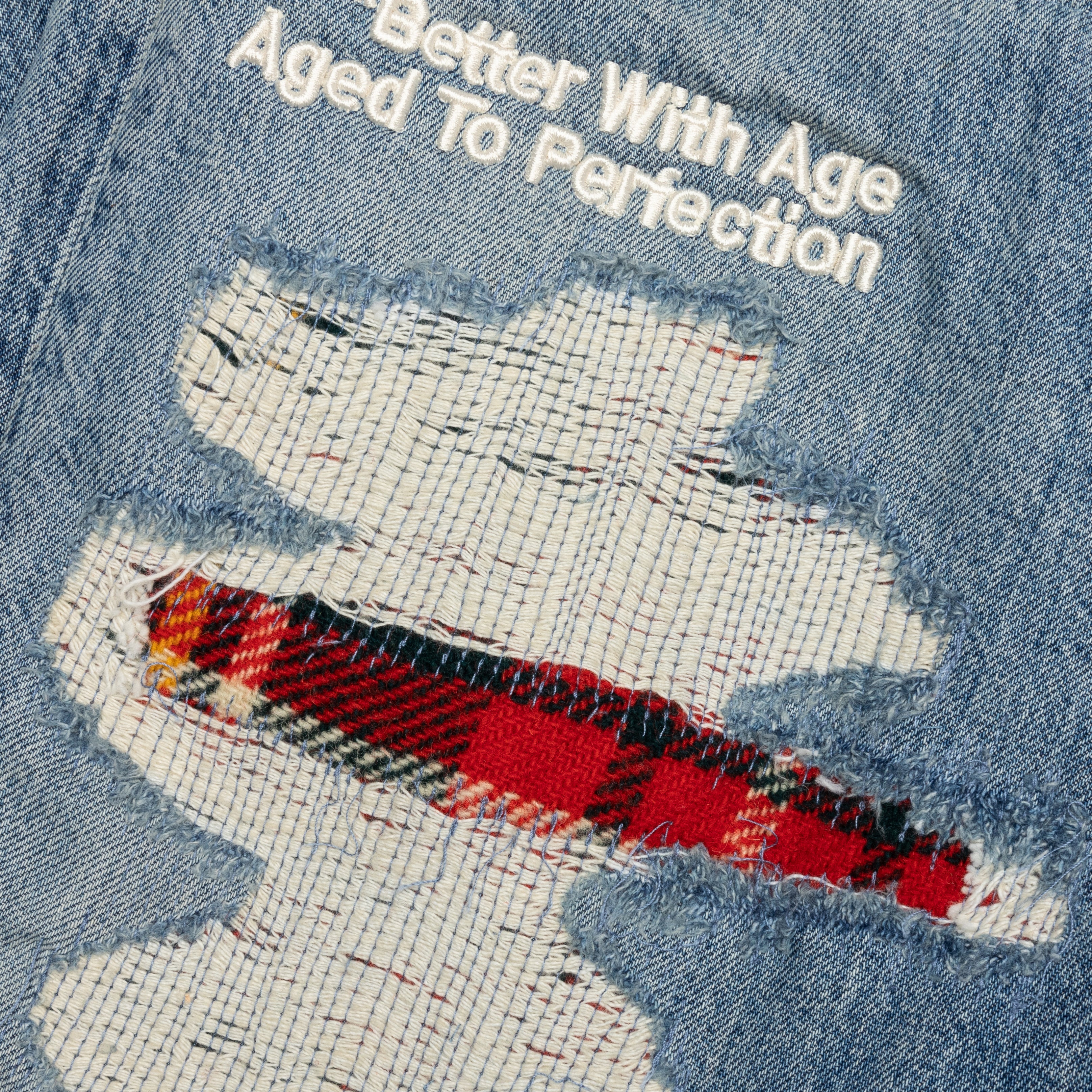 Denim Repair Pants - Indigo - Image 4