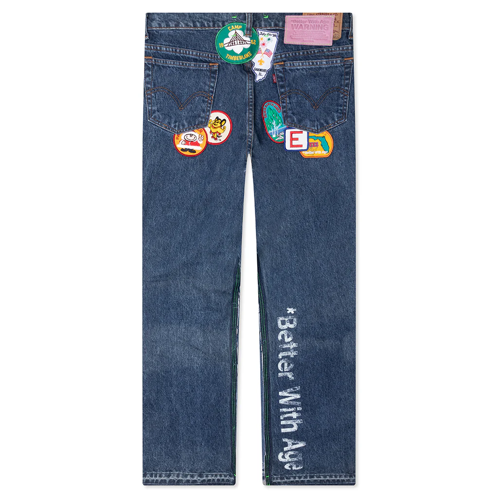 Gentlemen's Denim Pants - Indigo - Image 2