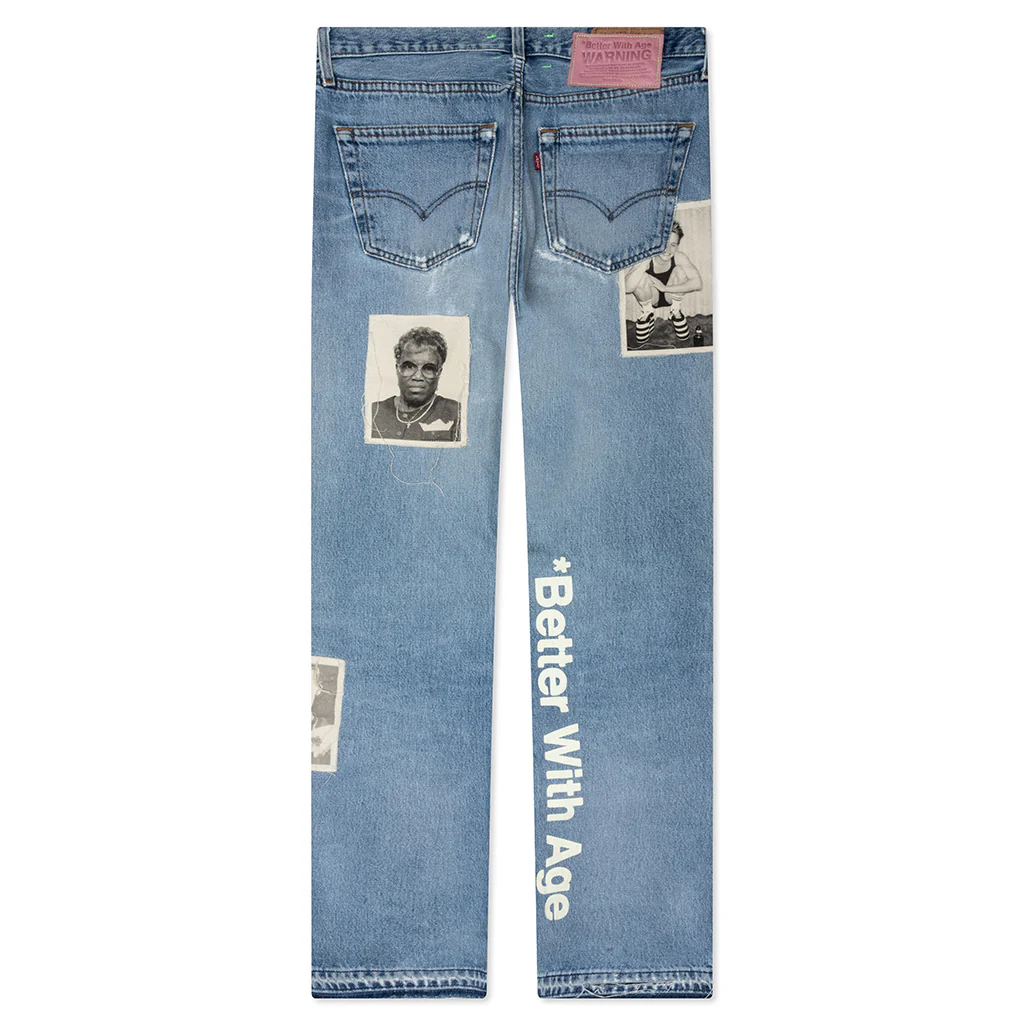Helena Denim Pants - Indigo - Image 2