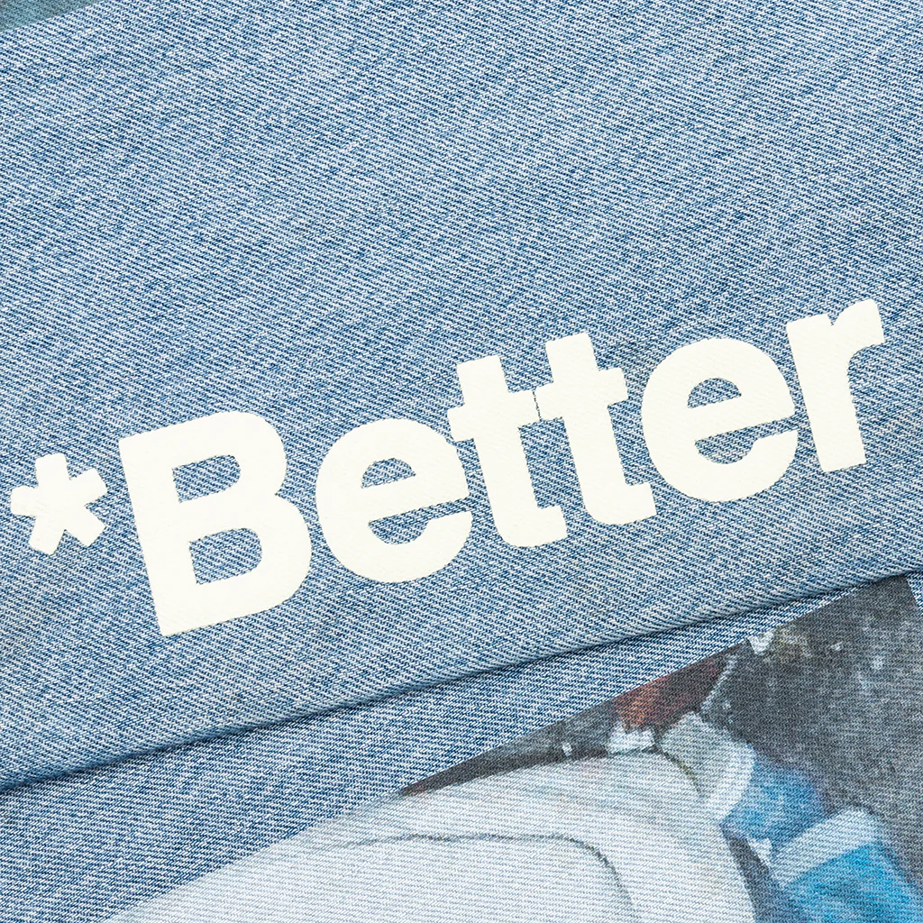Tabloid Denim Pants - Indigo - Image 4