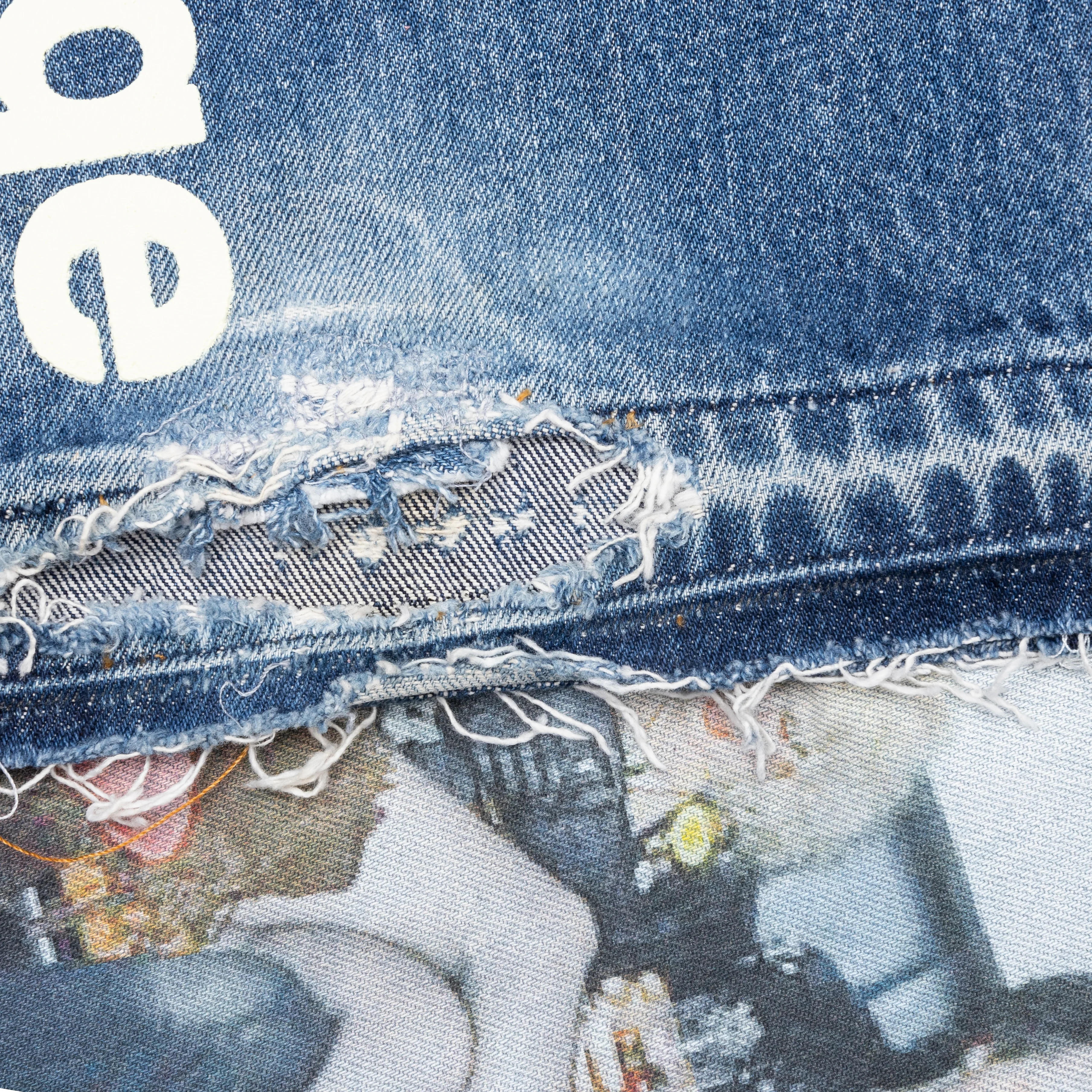 Tabloid Denim Pants - Indigo - Image 4
