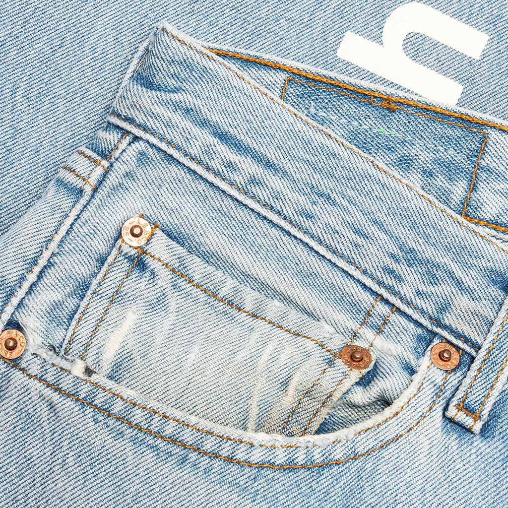 Tabloid Denim Pants - Indigo - Image 3