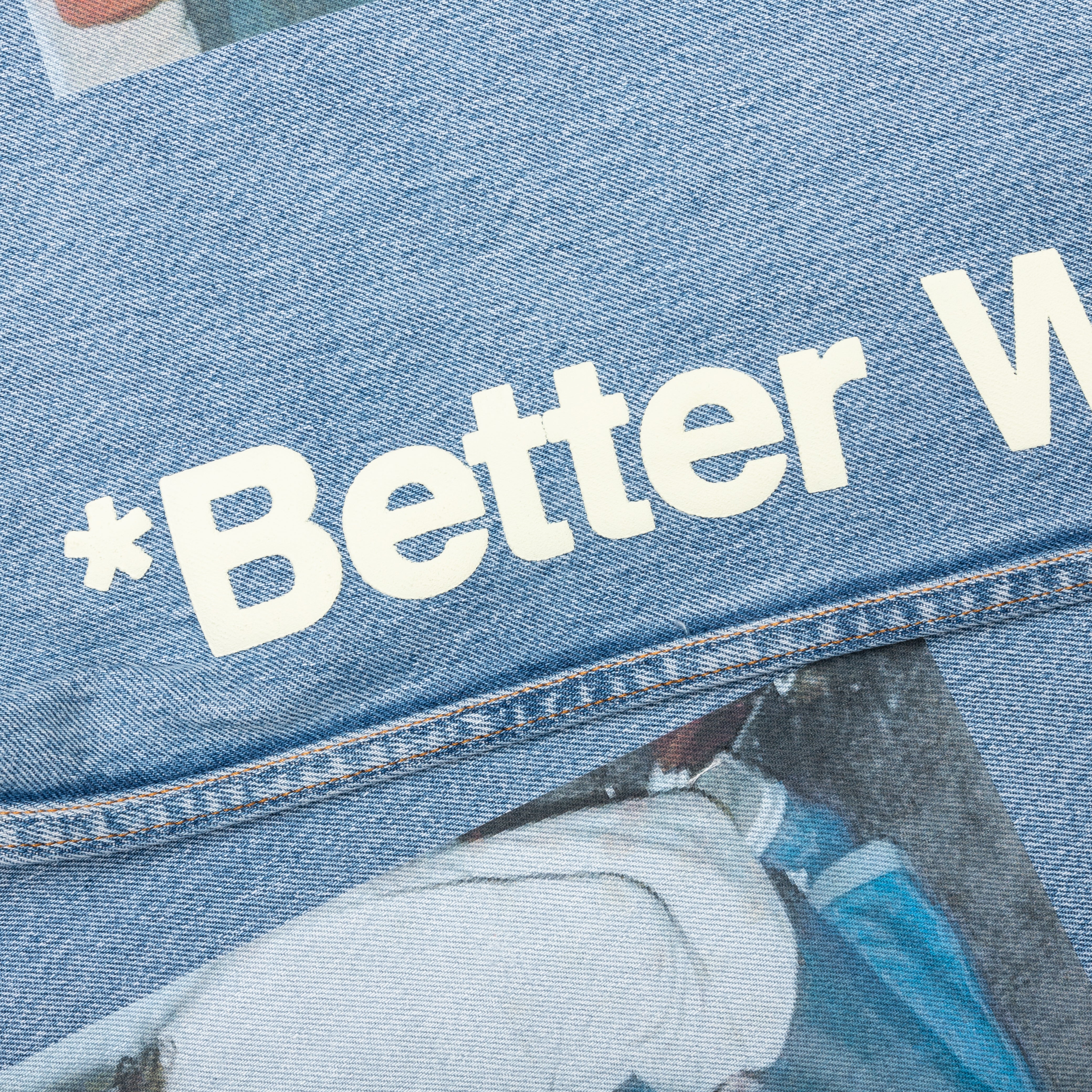 Tabloid Denim Pants - Indigo - Image 6