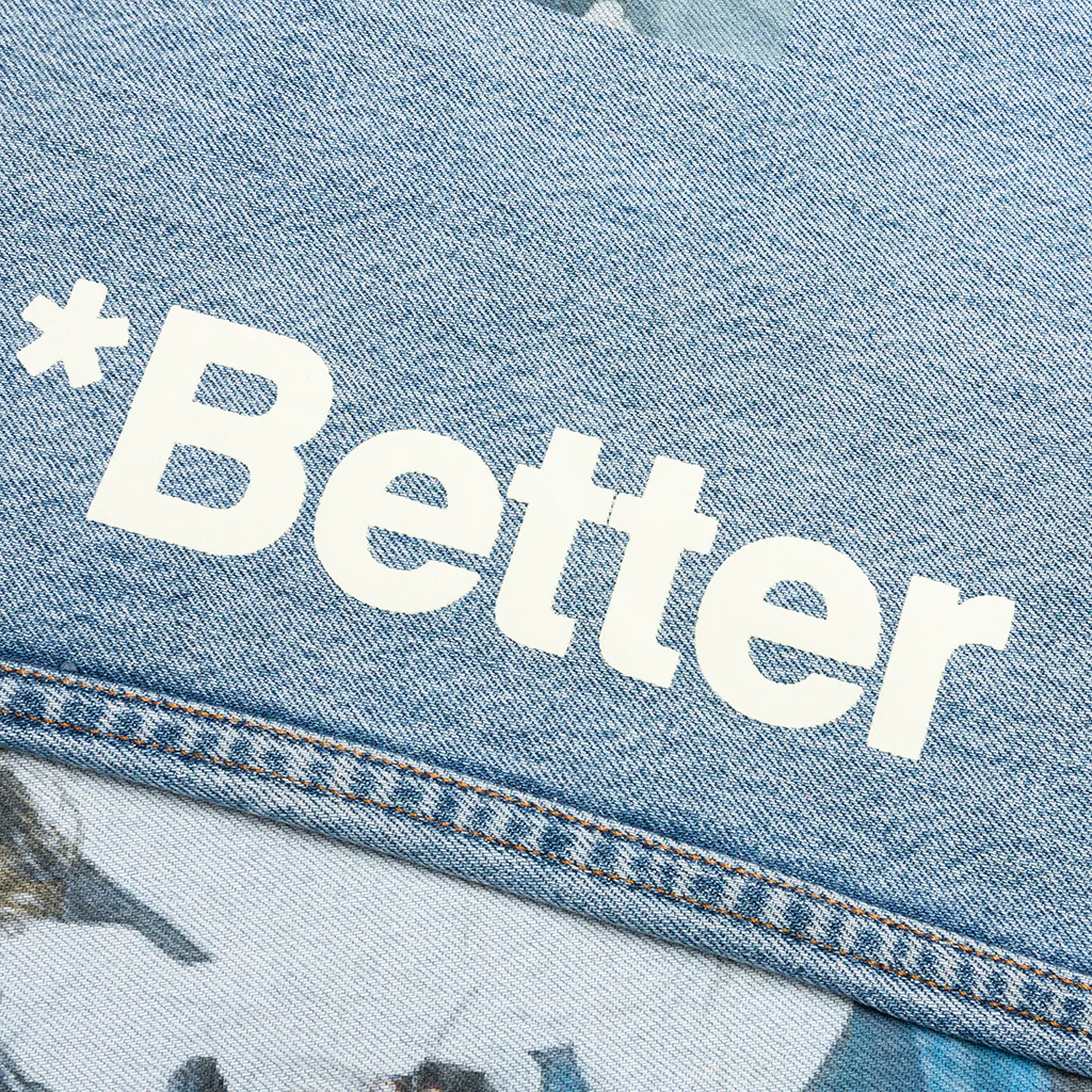 Tabloid Denim Pants - Indigo - Image 4