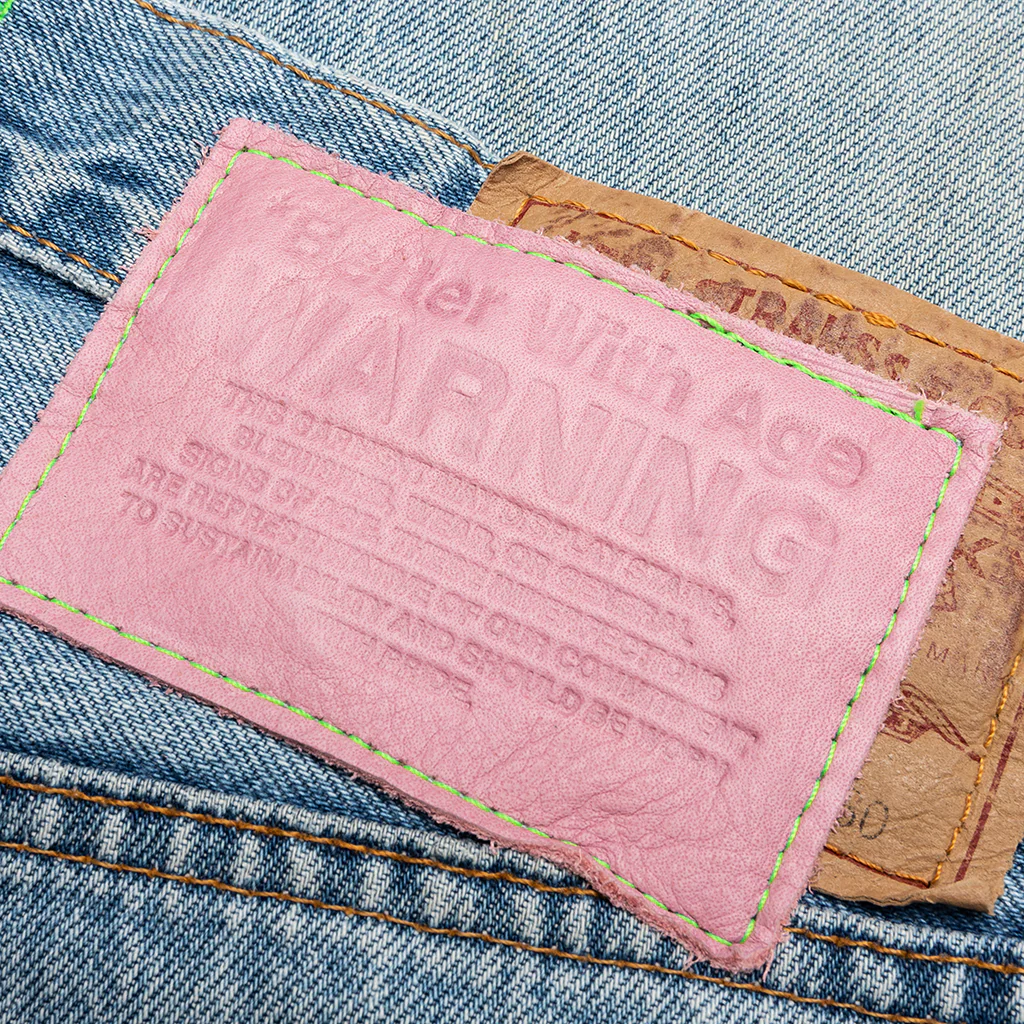 Tabloid Denim Pants - Indigo - Image 5