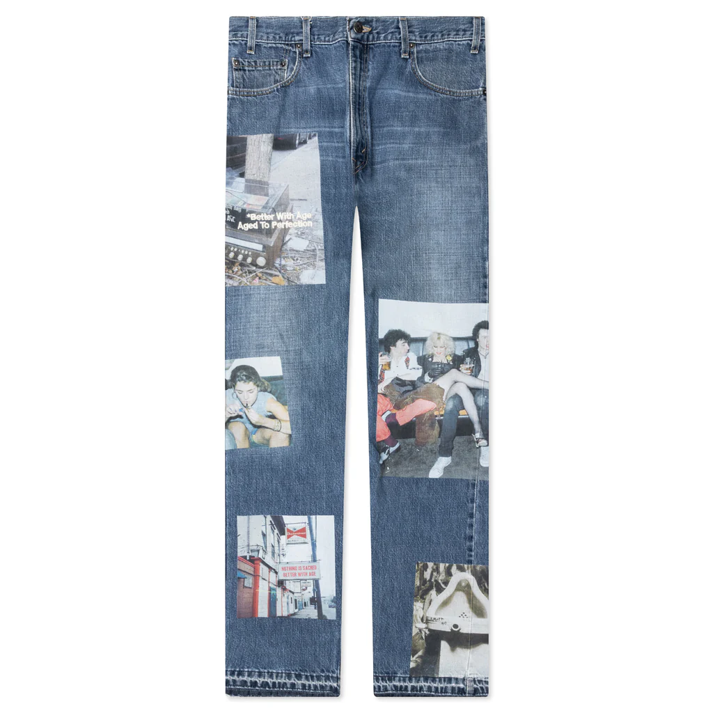 Tabloid Denim Pants - Indigo
