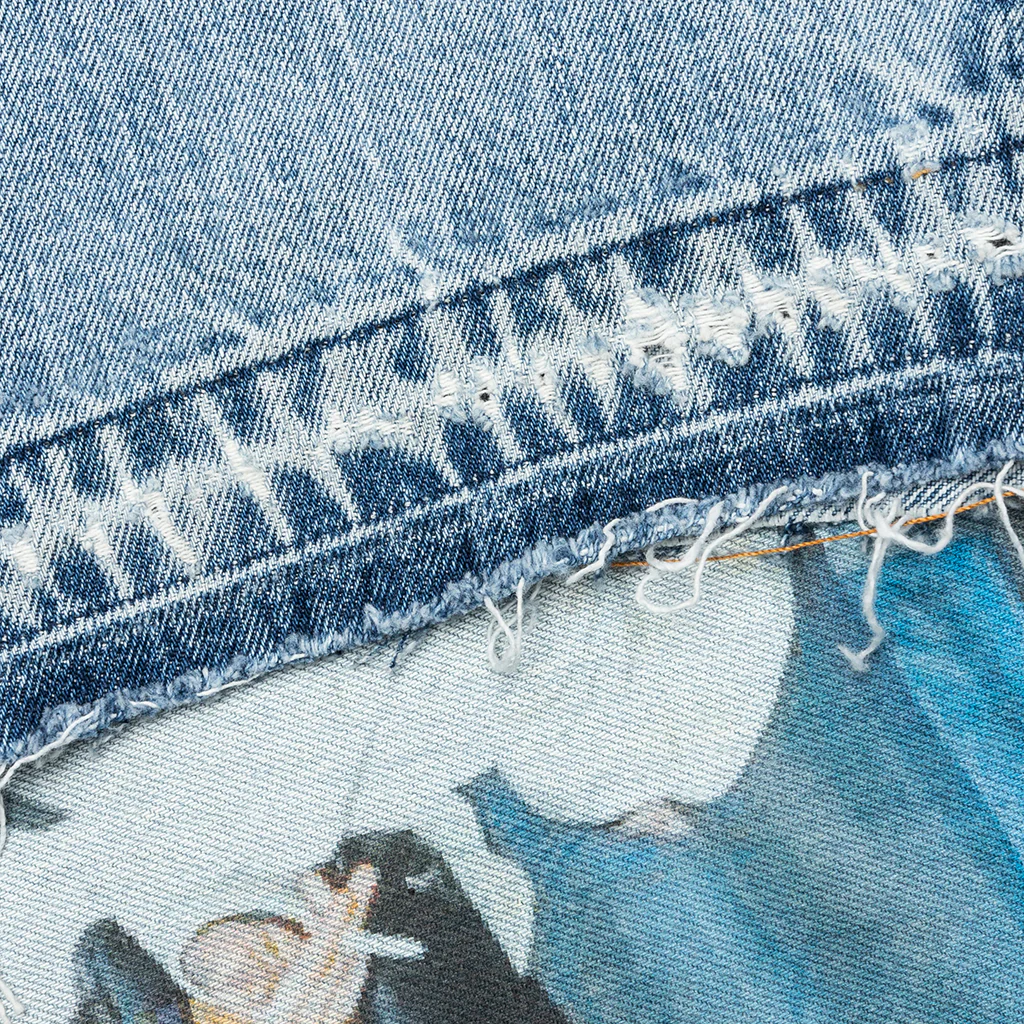 Tabloid Denim Pants - Indigo - Image 6