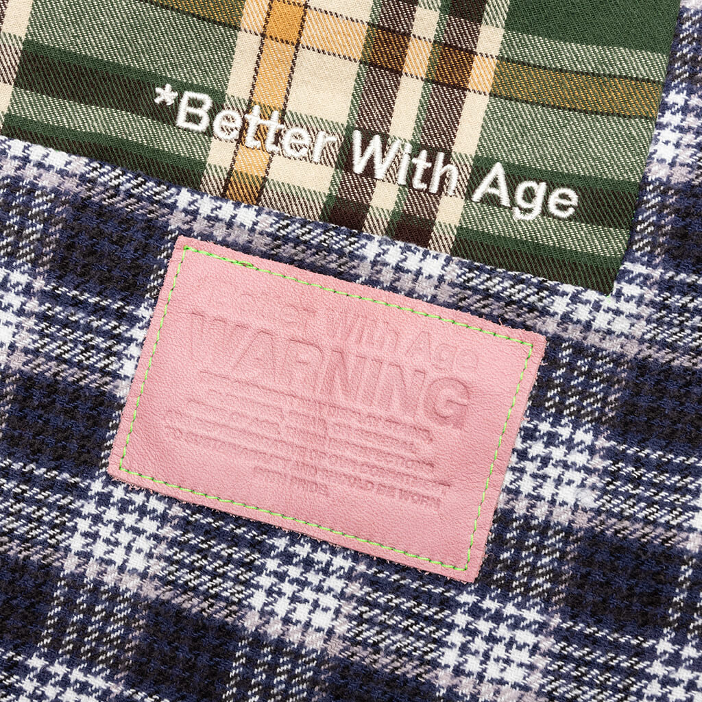 Re-Tartan Flannel Shirt - Multi - Image 3