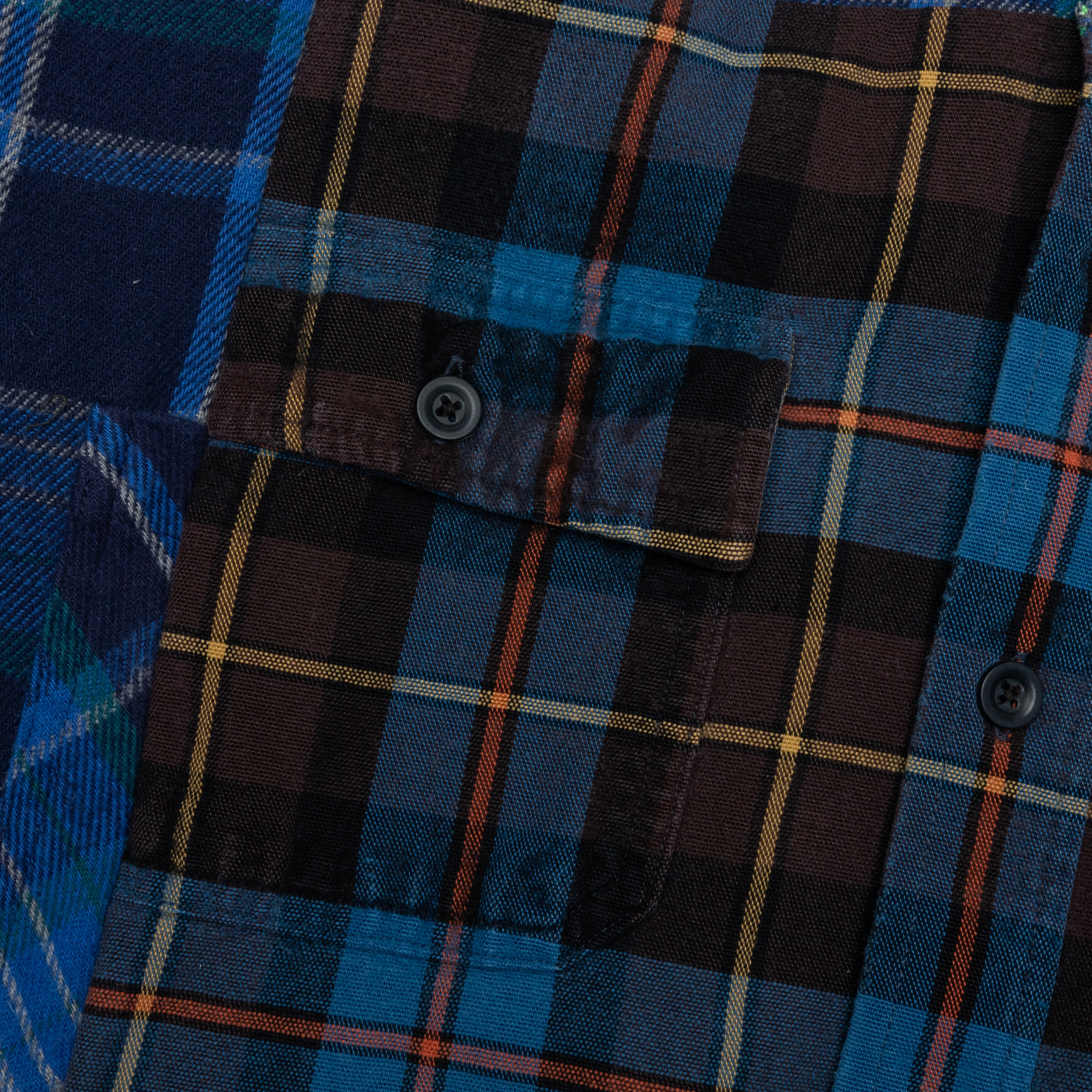 Re-Tartan Flannel Shirt - Multi - Image 3