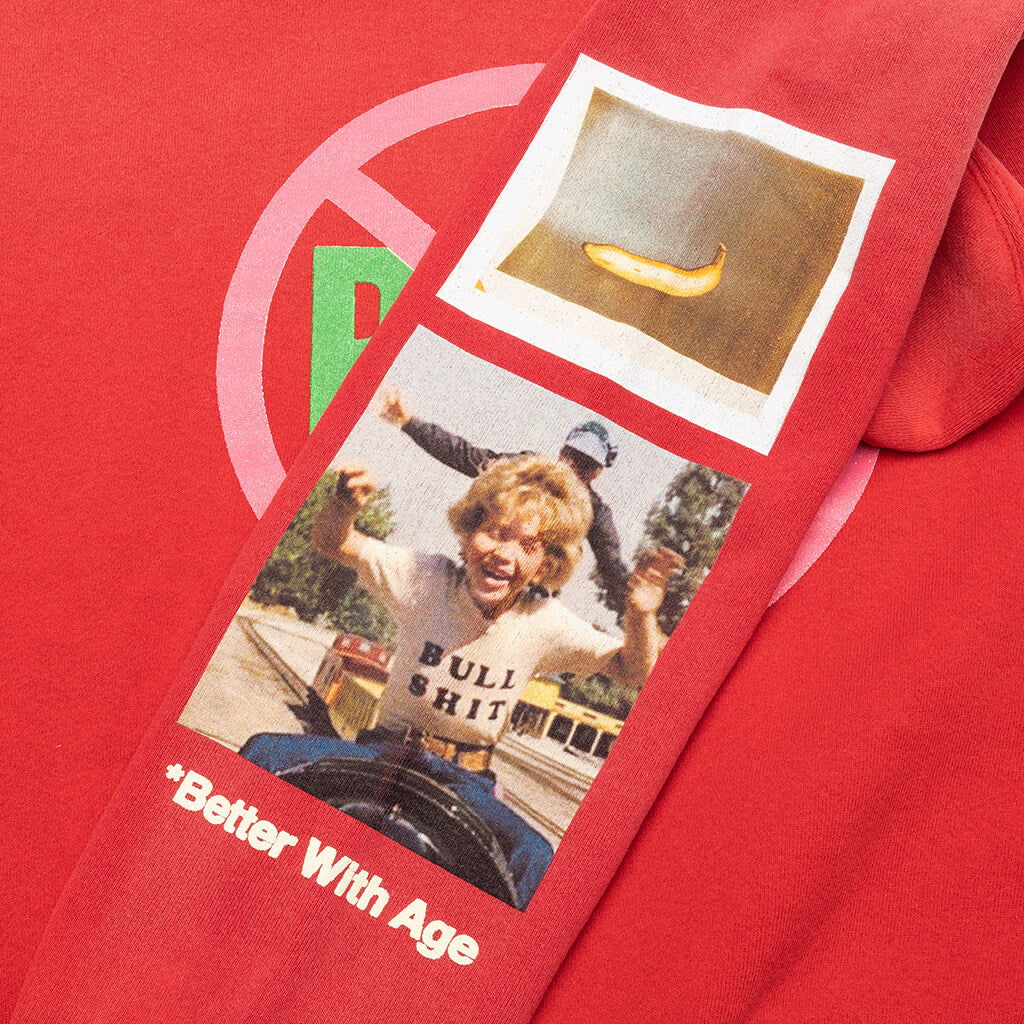 Protest Art Hoodie - Red - Image 5