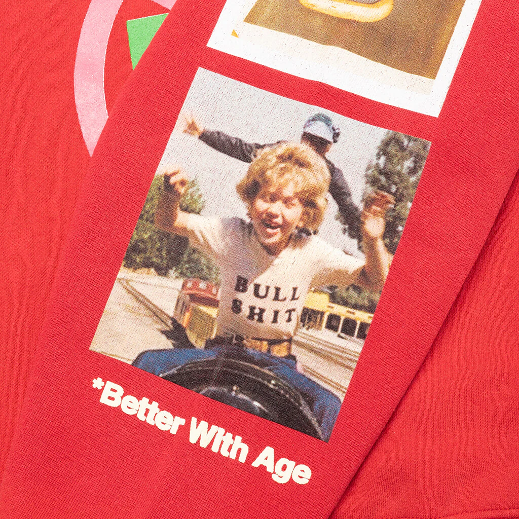 Protest Art Hoodie - Red - Image 3