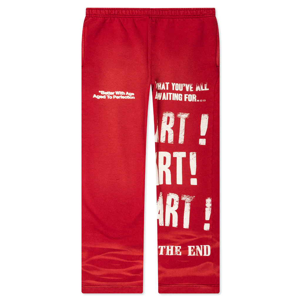 Superficial Sweatpants - Red