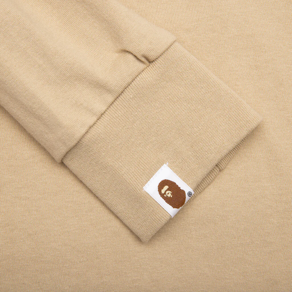 By Bathing Ape L/S Tee - Beige - Image 4