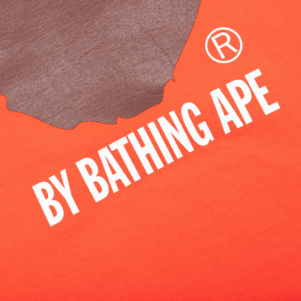 By Bathing Ape L/S Tee - Orange - Image 3