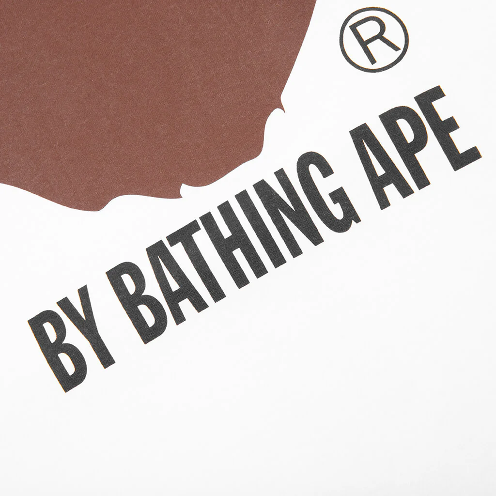 By Bathing Ape L/S Tee - White - Image 3