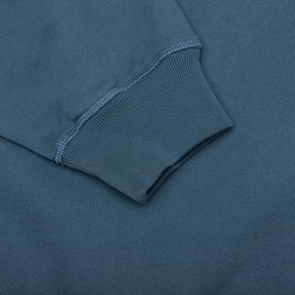 Amsterdammed Crew Neck Sweatshirt - Washed Blue - Image 4