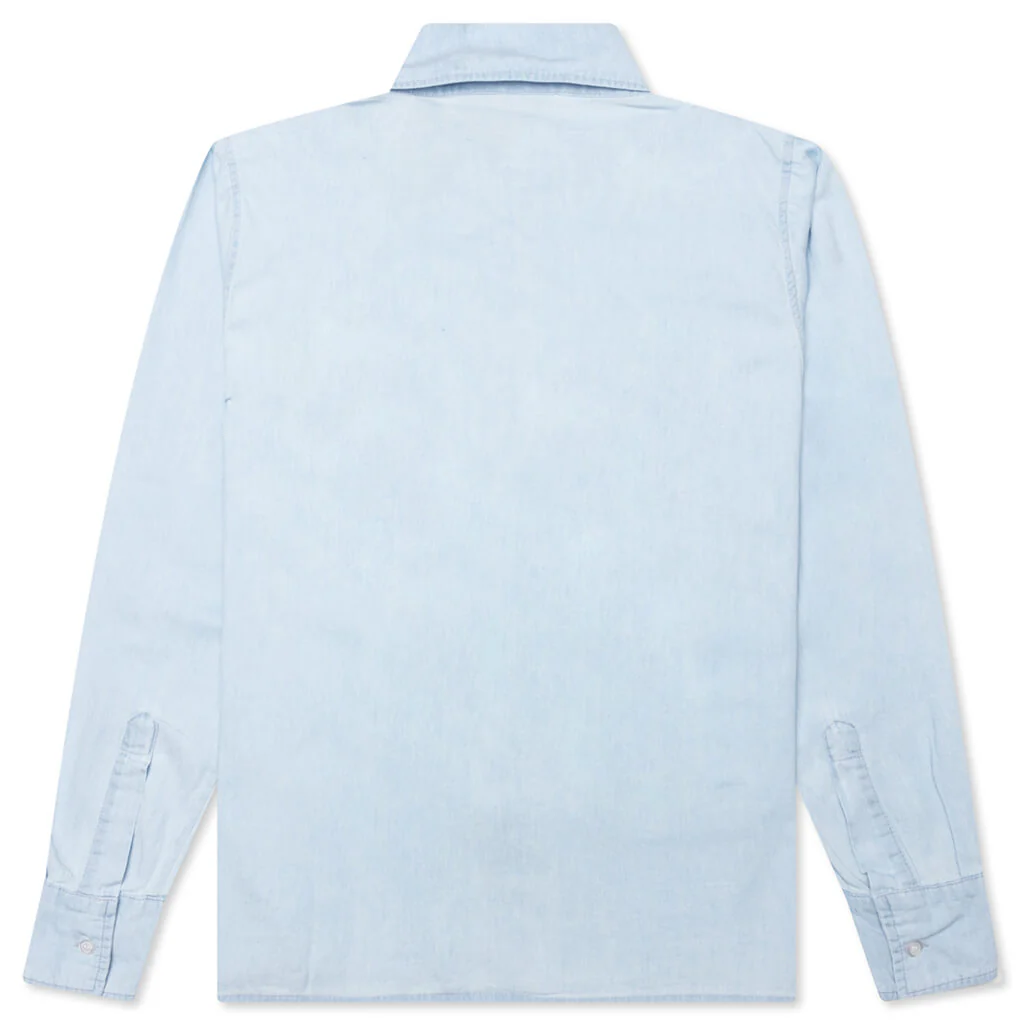 Annoyed Chicken Shirt - Bleached Denim - Image 2