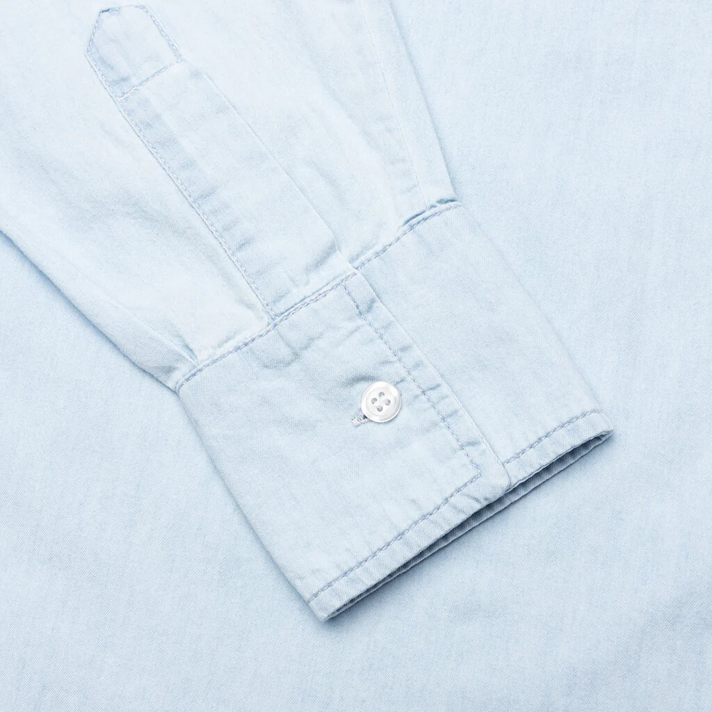 Annoyed Chicken Shirt - Bleached Denim - Image 4