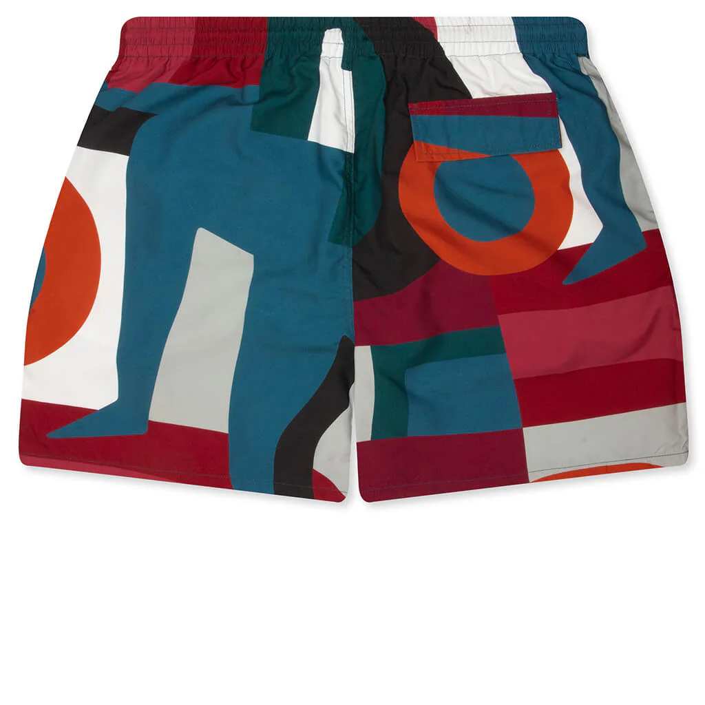 Ball To The Face Swim Shorts - Multi - Image 2