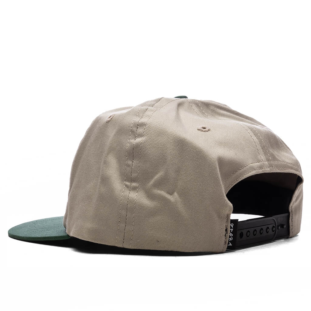 Bicycle Logo 6 Panel Hat - Green - Image 3