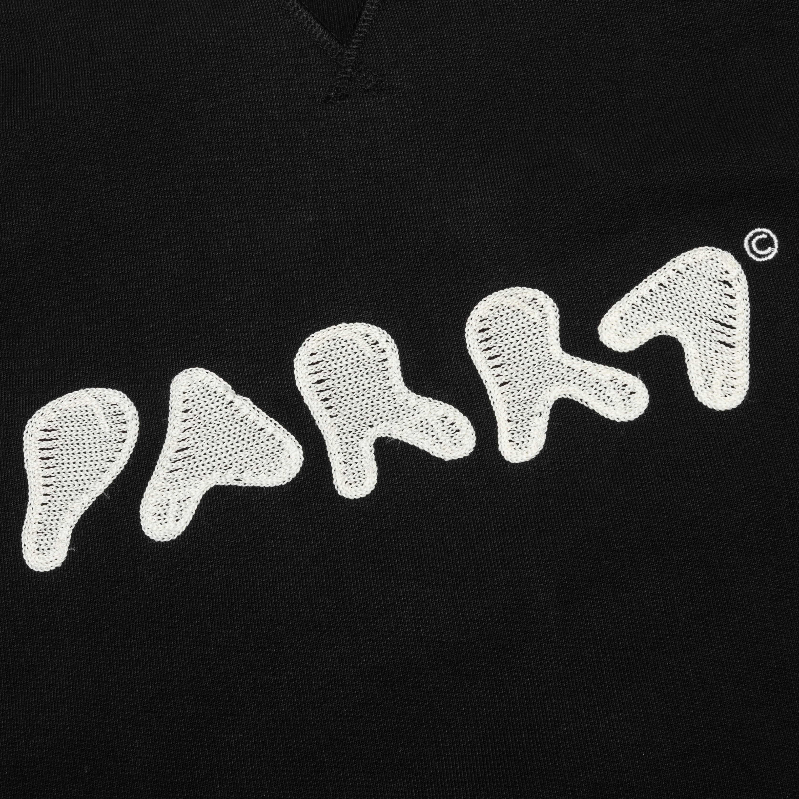 Blob Logo Crew Neck Sweatshirt - Washed Black - Image 4