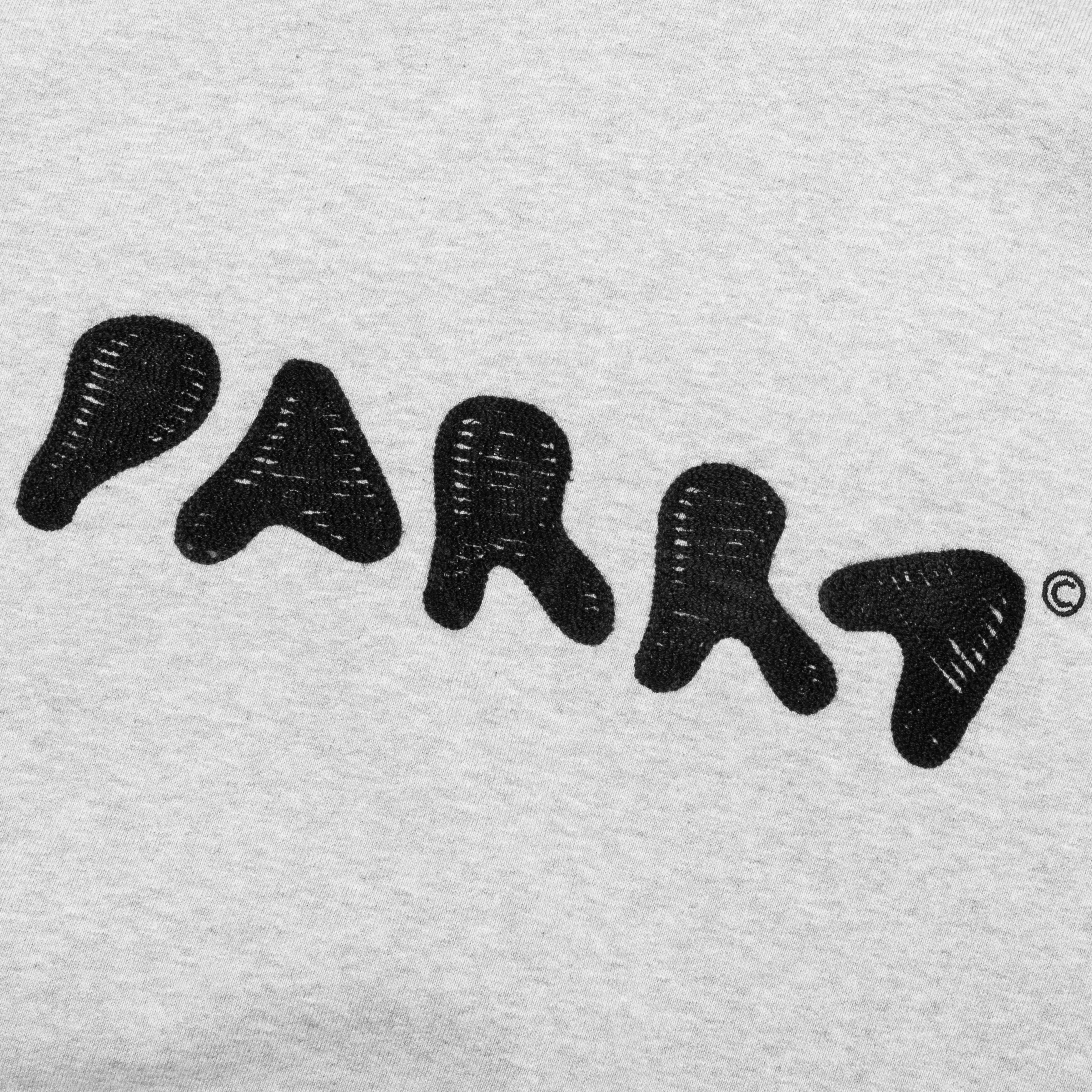 Blob Logo Hooded Sweatshirt - Heather Grey - Image 4