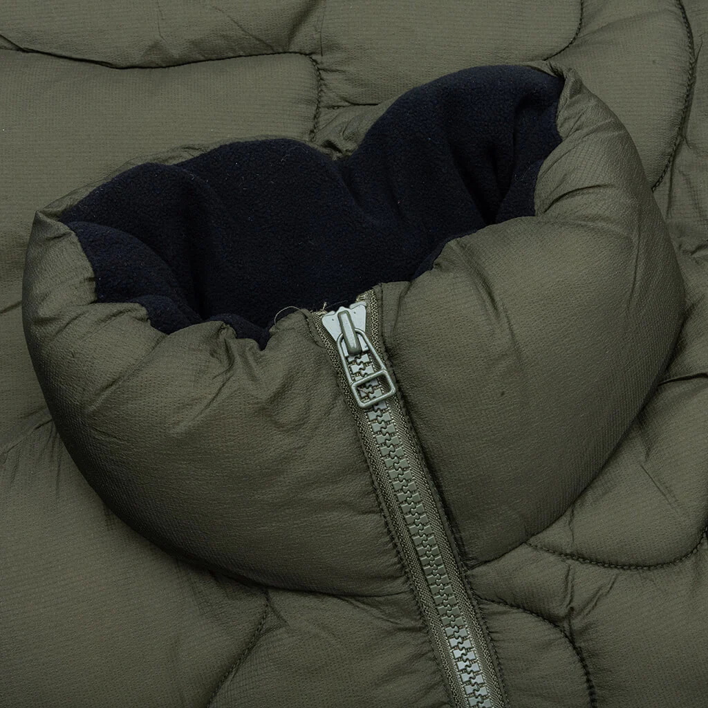 Boring Village Puffer Jacket - Green - Image 3