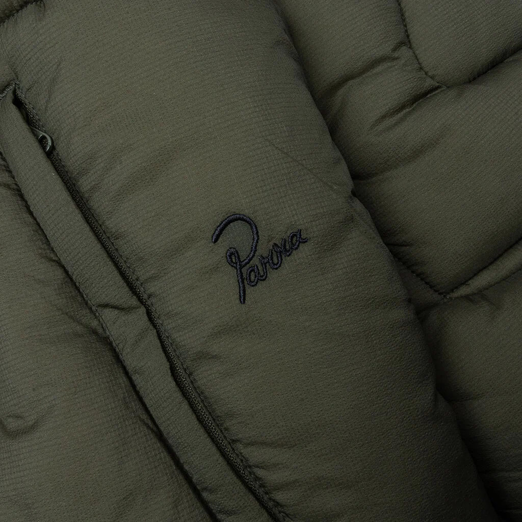 Boring Village Puffer Jacket - Green - Image 4