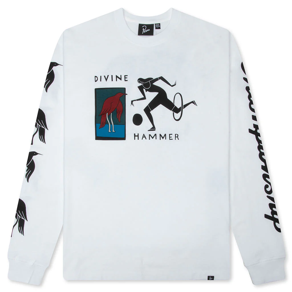 Divine Hammer L/S T-Shirt - White