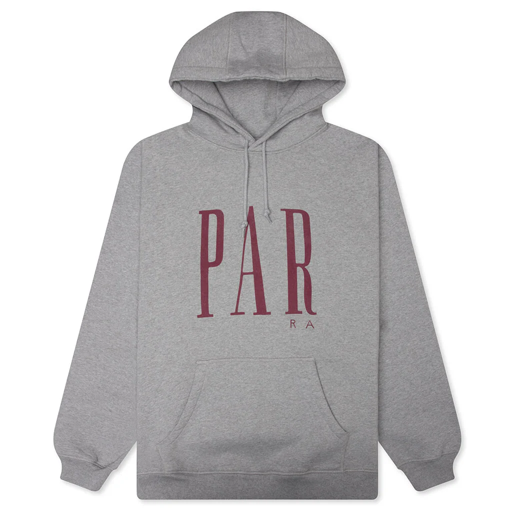 Gapped Hooded Sweatshirt - Grey