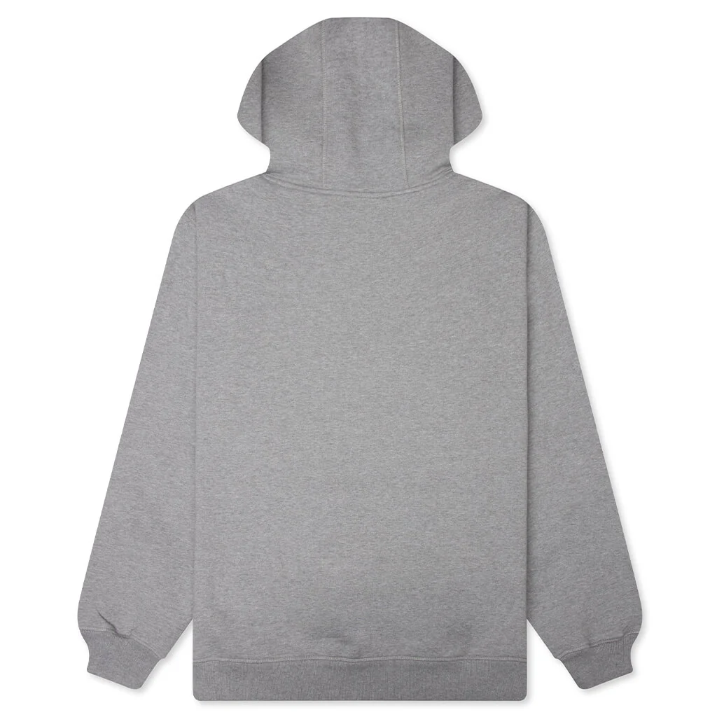 Gapped Hooded Sweatshirt - Grey - Image 2