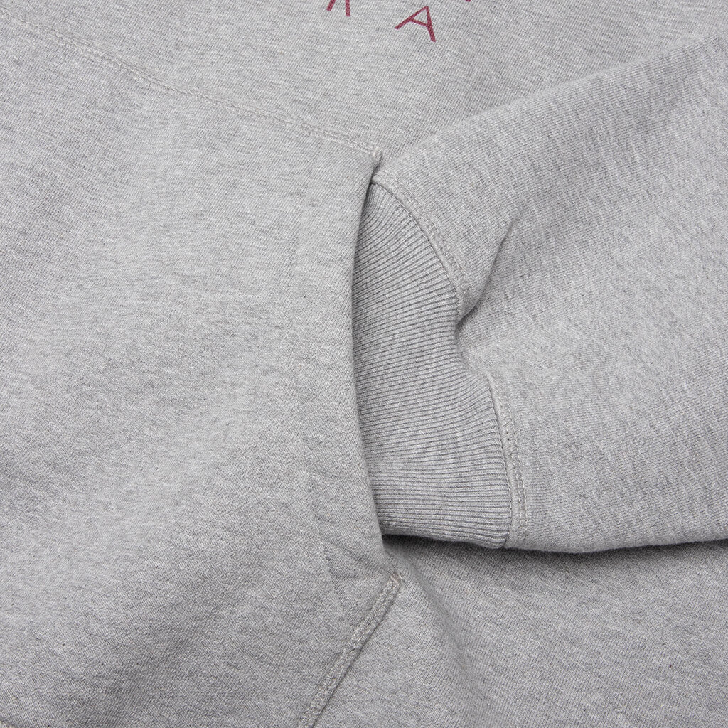 Gapped Hooded Sweatshirt - Grey - Image 4