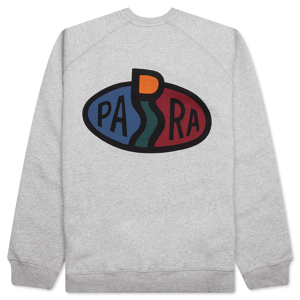 Legs Logo Crew Neck Sweatshirt - Heather Grey - Image 2