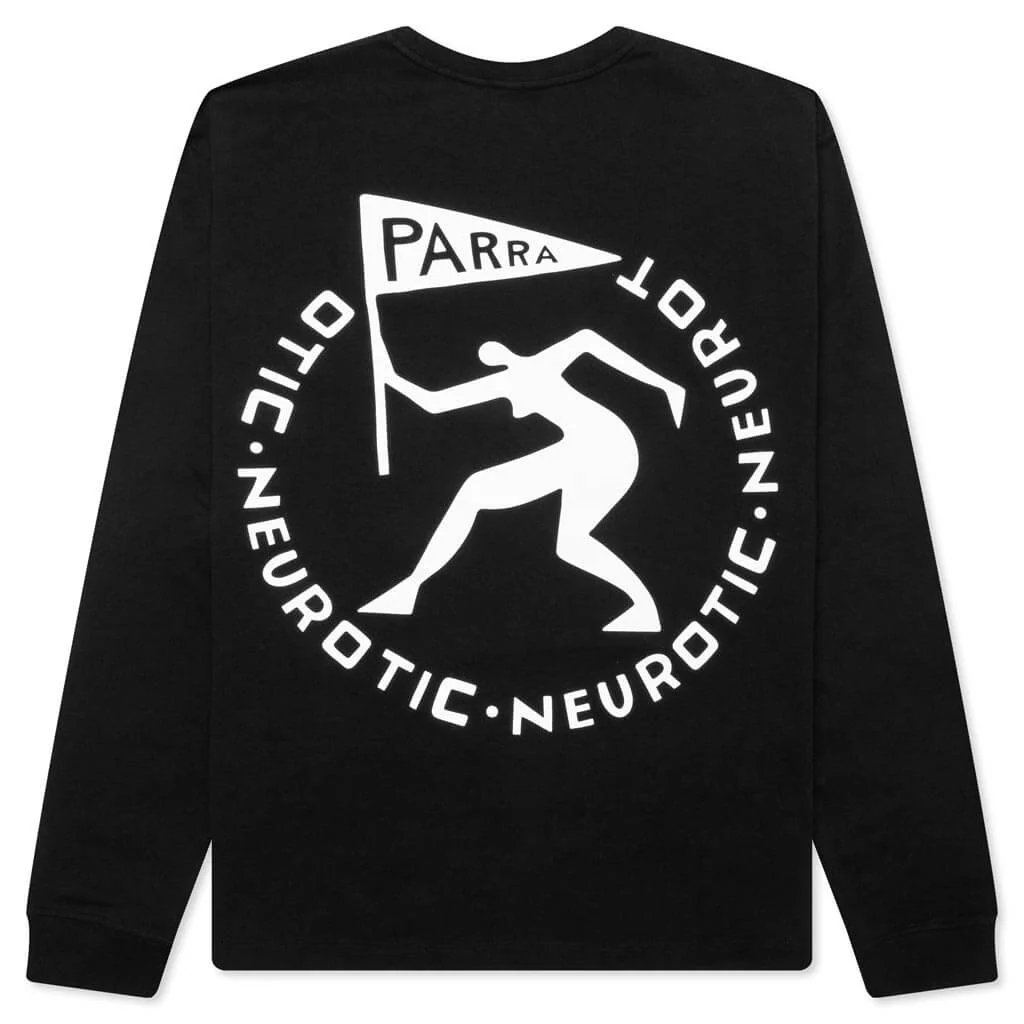 Neurotic Flag Long Sleeve T-Shirt - Black - Image 2